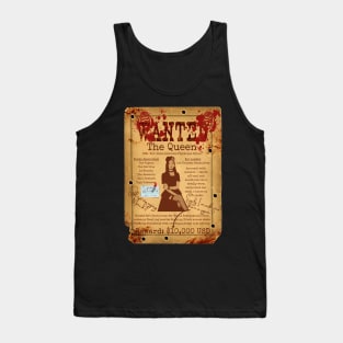 The Queen Wanted Poster Tank Top